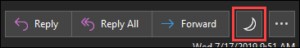 Outlook Moon Icon